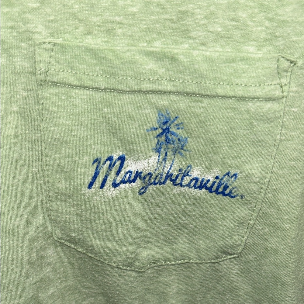 Margaritaville Live Life Like A Song Light Green Short Sleeve‎ Tee - M - Picture 4 of 5
